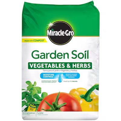 Miracle-Gro Vegetable & Herbs 1.5-cu ft Garden Soil Lowes.com | Lowe's