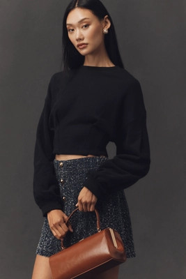 By Anthropologie Waisted Crop Sweatshirt | Anthropologie (US)