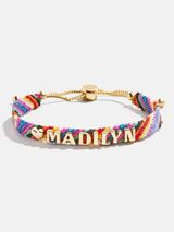 Kids' Custom Woven Friendship Bracelet - Multi Stripe | BaubleBar (US)