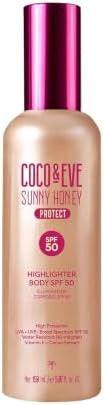Coco & Eve Body Highlighter SPF 50 – Shimmer Sunscreen, Broad Spectrum Sun Protection, Lightwei... | Amazon (US)