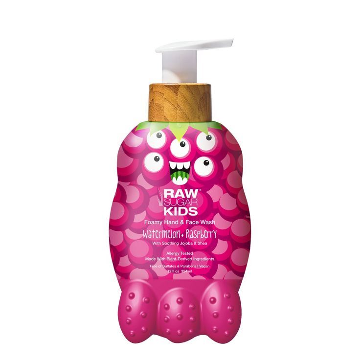 Raw Sugar Kids' Foaming Hand & Face Wash - Watermelon + Raspberry - 12 fl oz | Target