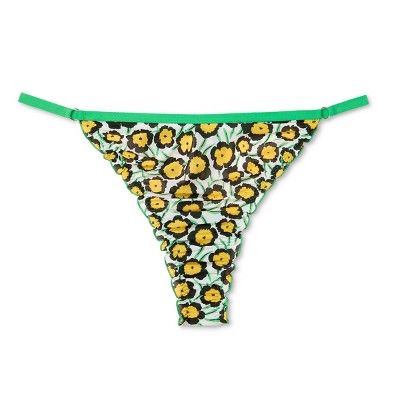 Women's Mesh Yellow Poppy Thong - DVF for Target | Target