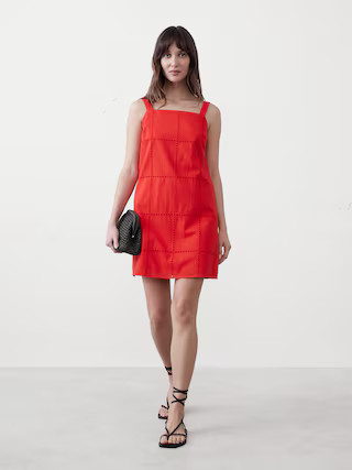 Eyelet Mini Dress | Banana Republic Factory