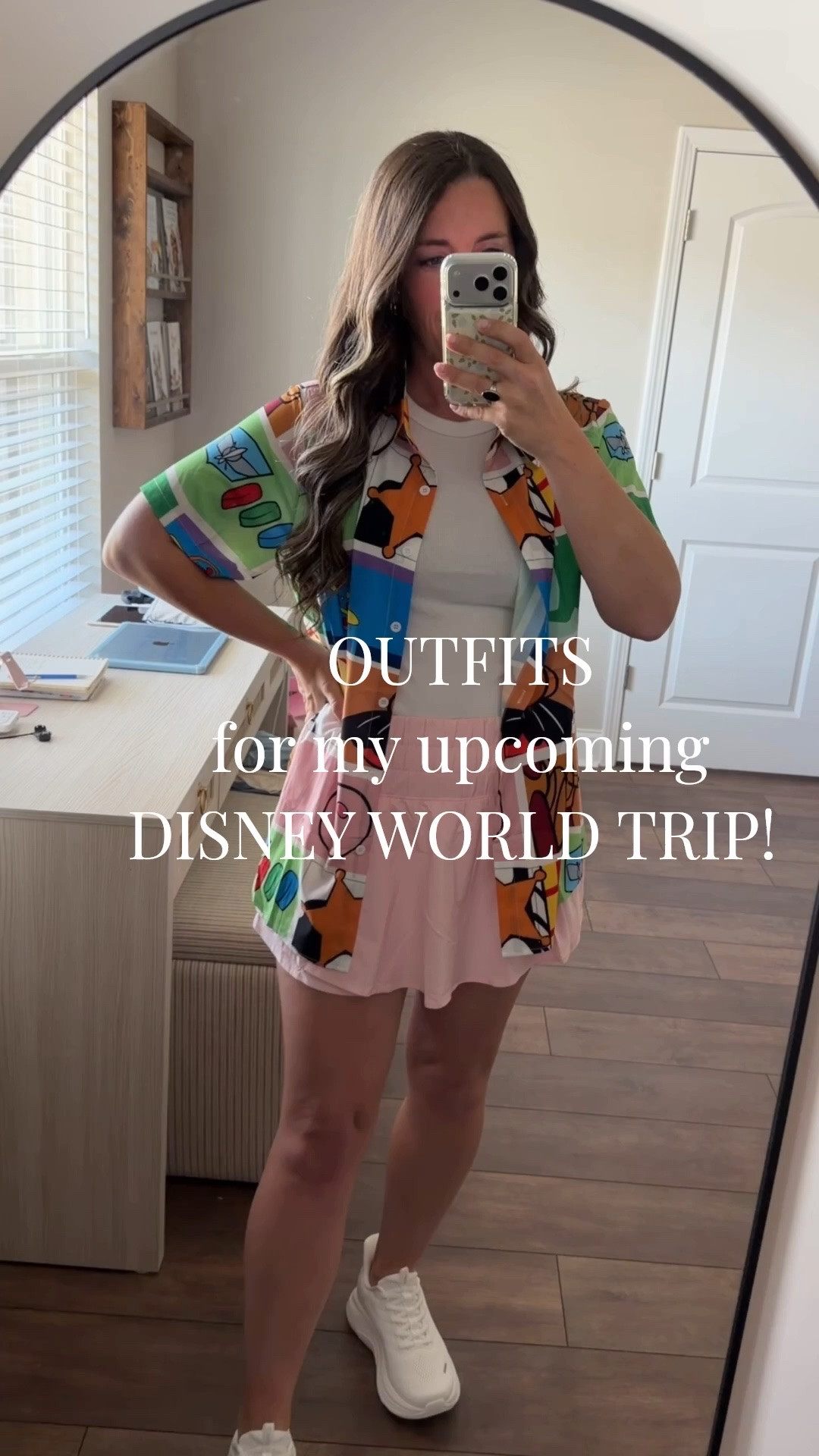 I am so excited about these finds. I need these pink shorts in every color! 👏🏼 Disney is just 1 month away!!
The TShirts are from The Lost Bros. I can’t tag them! 
I wear a large in the skirts. Shoes are 8.5. The 1st tee is a Medium and the 2nd is a Large! 

#LTKActive #LTKootd #LTKMidsize