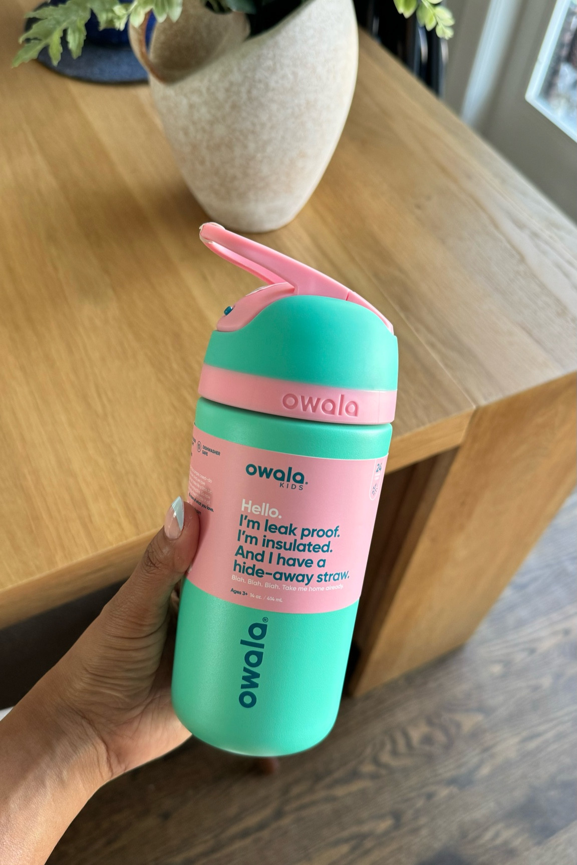 Pink and teal kids water bottle! Perfect color for summer for toddlers and kids. Owala kids water bottle. Owala Kids Flip Insulation Stainless Steel Water Bottle with Straw, Locking Lid Water Bottle, Kids Water Bottle, Great for Travel, 14 Oz, Teal and Pink

#LTKSummerSales #LTKSeasonal #LTKKids