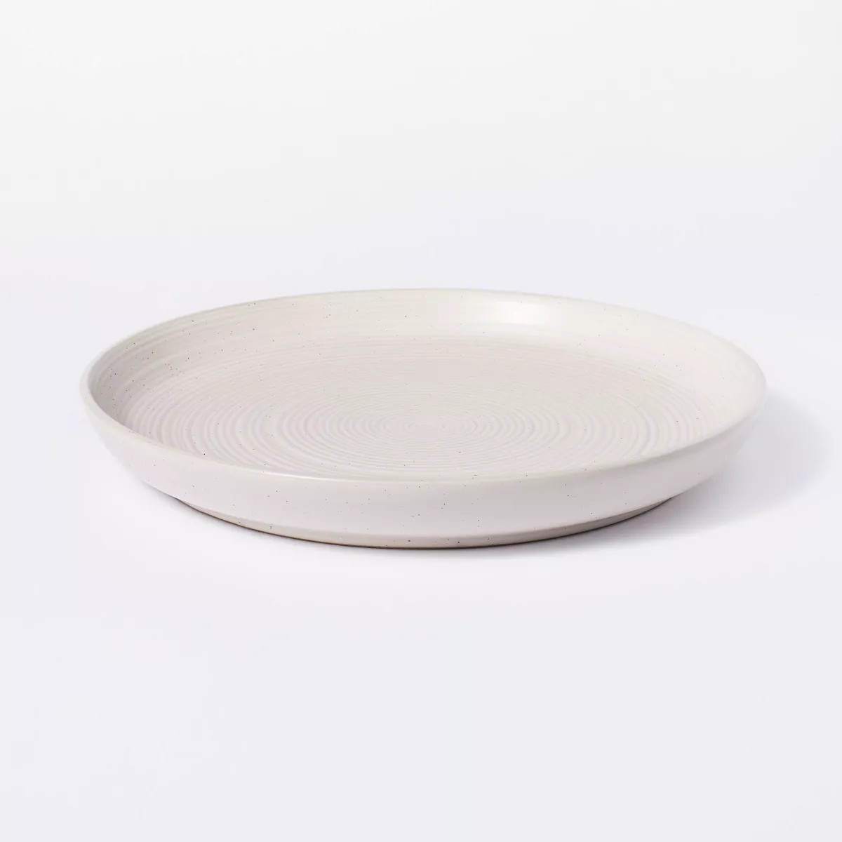 12" Stoneware Round Serving Platter Cream - Threshold™ designed with Studio McGee | Target