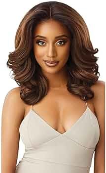 Outre LACEFRONT PERFECT HAIR LINE Glamorous Wavy Fully Hand-Tied 13”x 6” Frontal HD Baby Hair... | Amazon (US)