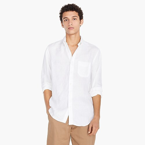 Slim Baird McNutt Irish linen shirt | J. Crew US