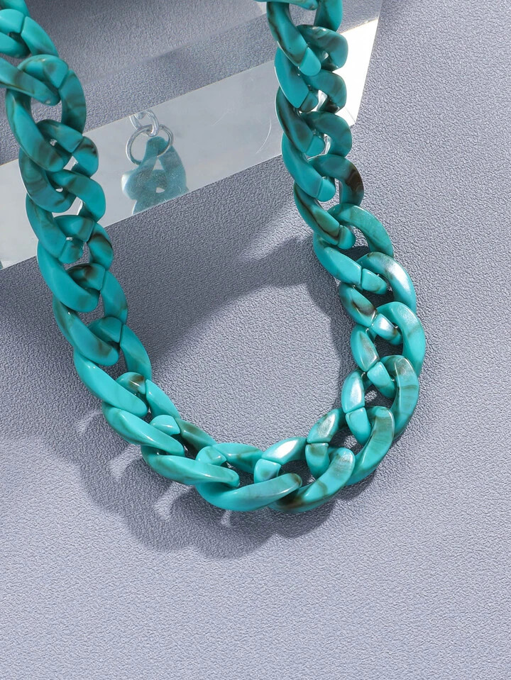 Men Minimalist Chunky Chain Necklace, For Jewelry Gift And Party | SHEIN