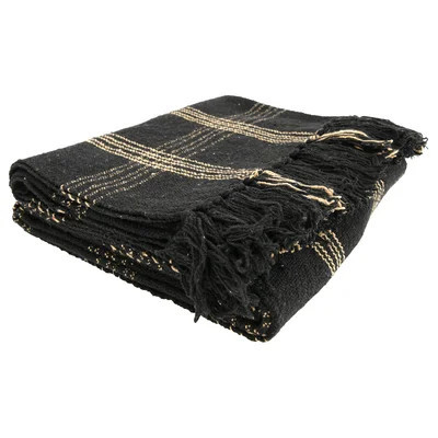 Eunice Fringed Woven Throw | Wayfair North America