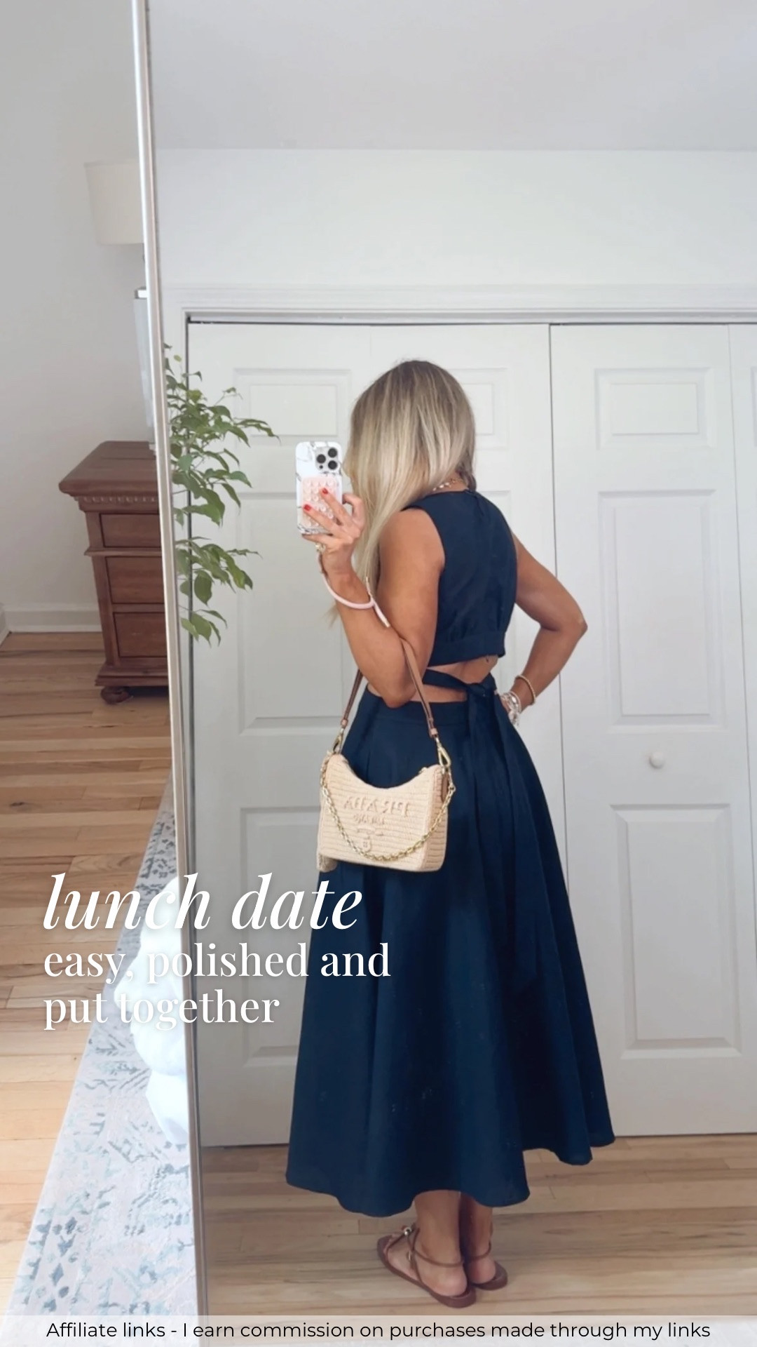 Affiliate links - I earn commission on purchases made through my links | lunch date outfit
Summer dress midi