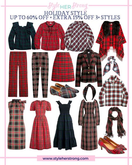 Holiday styles on sale for up to 60% off and get an additional 15% off with 3+ styles. 

Tartan plaid, holiday outfit, smocked dress, holiday style, Christmas picture outfit, j.crew factory 

#LTKHoliday #LTKSeasonal #LTKsalealert