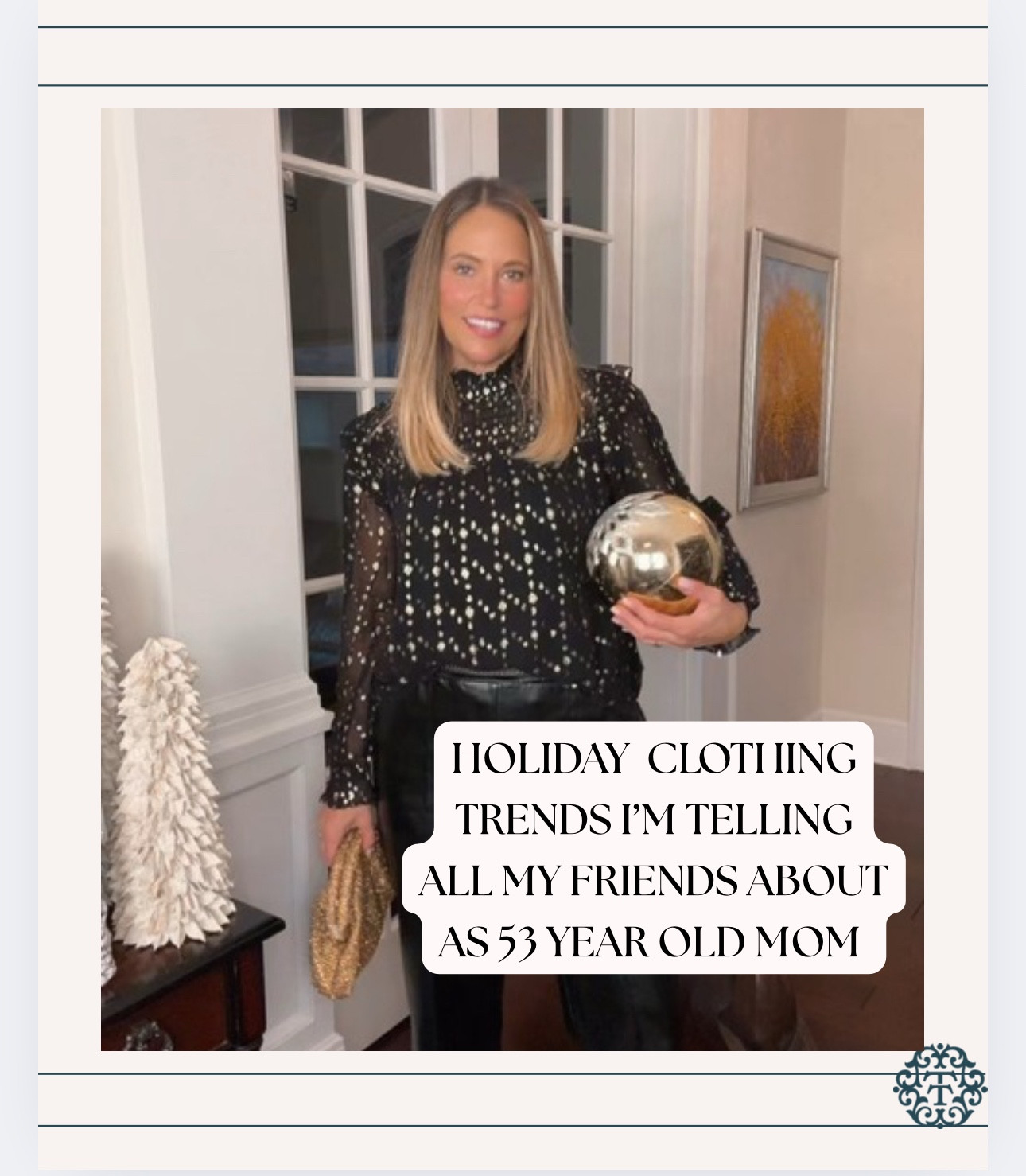 Loving all these NEW ARRIVALS! Holiday trends you’ll want to wear all season!

Wearing medium in all tops and size large pants. Medium dress.

#LTKStyleTip #LTKHoliday #LTKOver40