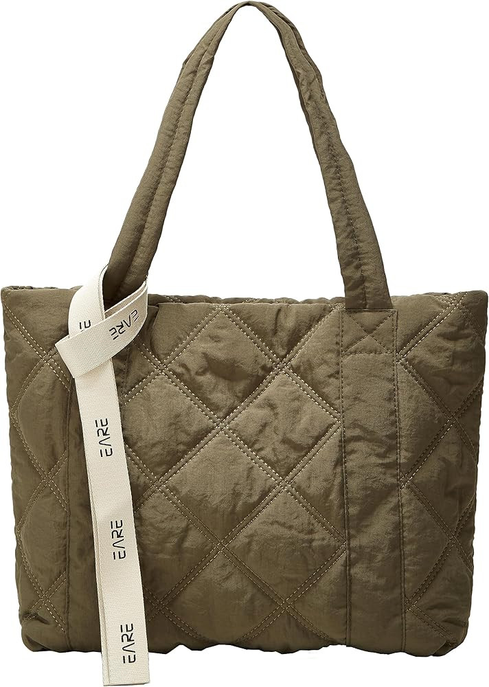 Quilted Shoulder Bag for Women Puff Hobo Handbag Lightweight Tote Bag Padding Bag Satchel Gym Bag... | Amazon (US)