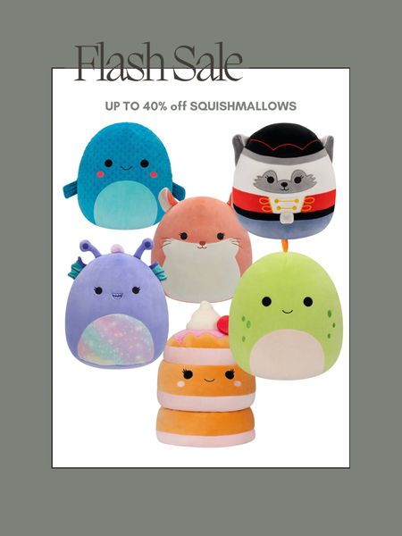 Up to 40% off squishmallows! Our boys love these! 

#LTKGiftGuide #LTKkids #LTKbaby