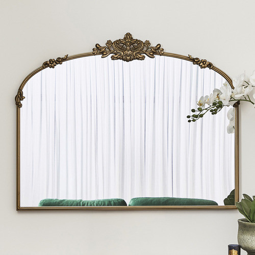 Ephrem Baroque Metal Wall Mirror | Temple & Webster | Temple & Webster AU