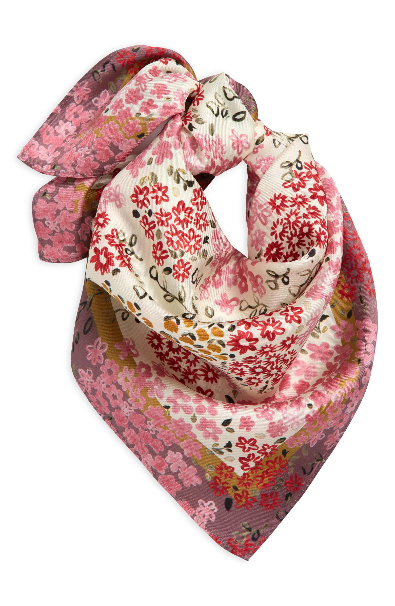 Nordstrom Print Silk Square Scarf | Nordstrom | Nordstrom