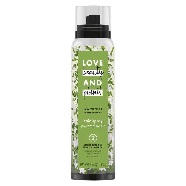 Love Beauty And Planet Light Hold & Frizz Control Hair Spray Coconut Milk and White Jasmine 6.7 o... | Walmart (US)