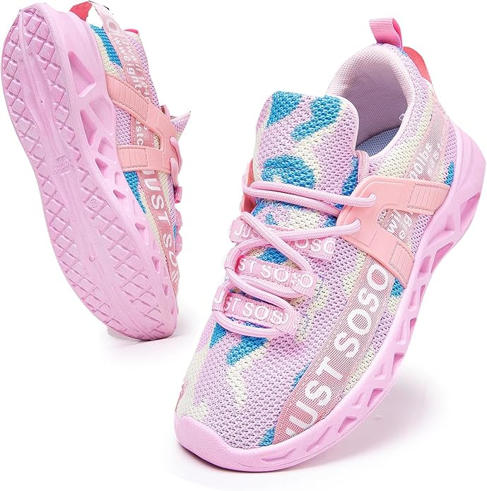 Boys Sneaker for Toddler/Little Kid Tennis Shoes Anti-Slip Lightweight Breathable Girls Running S... | Amazon (US)