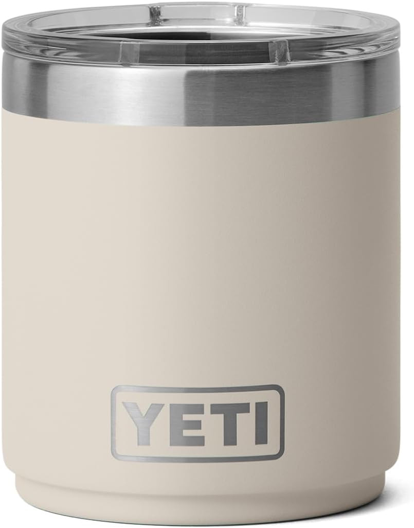 YETI Rambler 10 oz Stackable Lowball 2.0, Vacuum Insulated, Stainless Steel with MagSlider Lid, C... | Amazon (US)