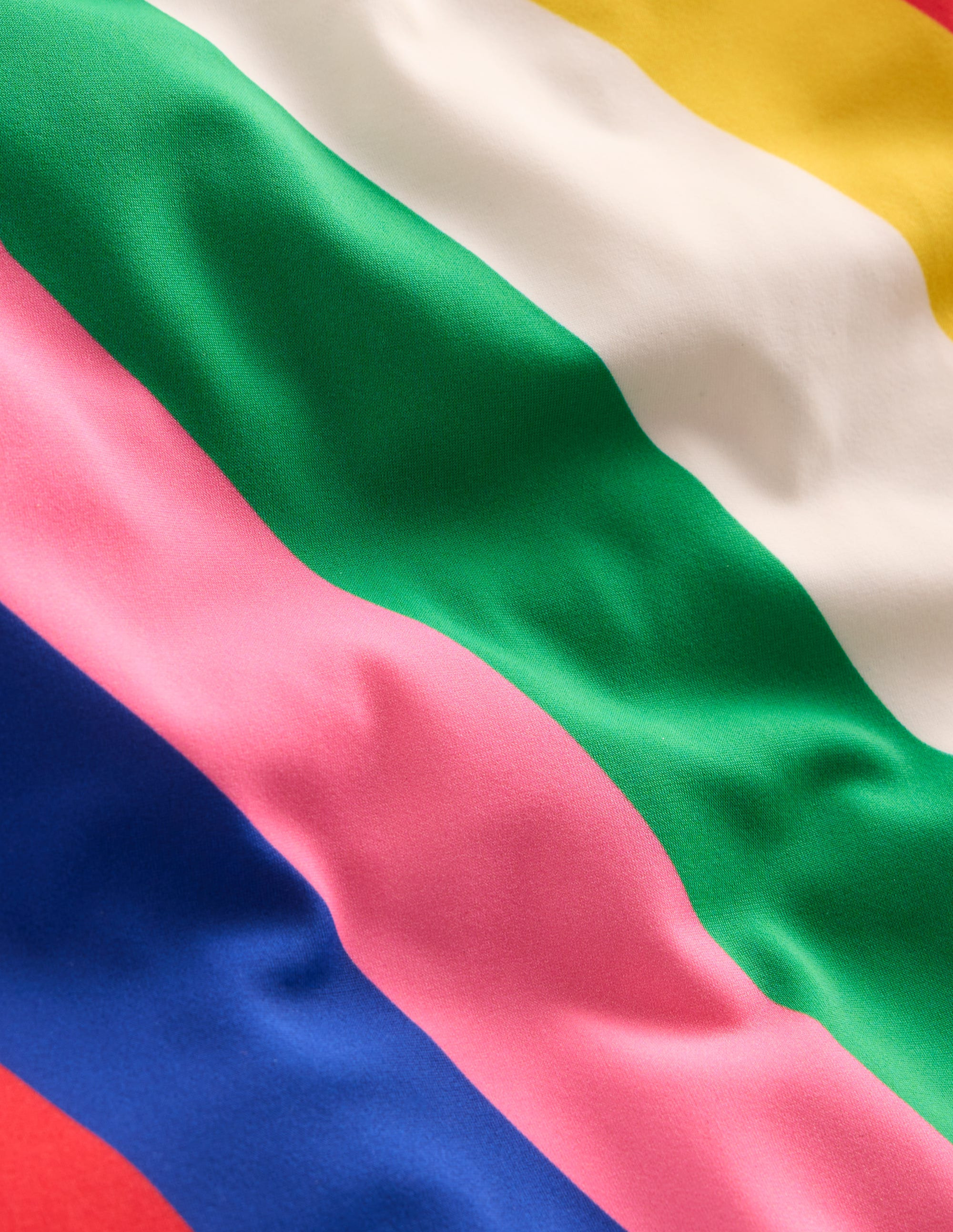 Cross-Back Printed Swimsuit-Multi Rainbow Swirl | Boden (US)