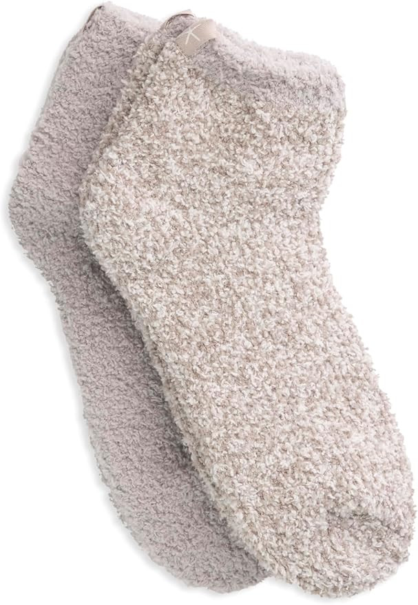Barefoot Dreams® CozyChic® 2-Pair Tennis Sock Set for Women & Men, Ultra Soft Plush Microfiber,... | Amazon (US)