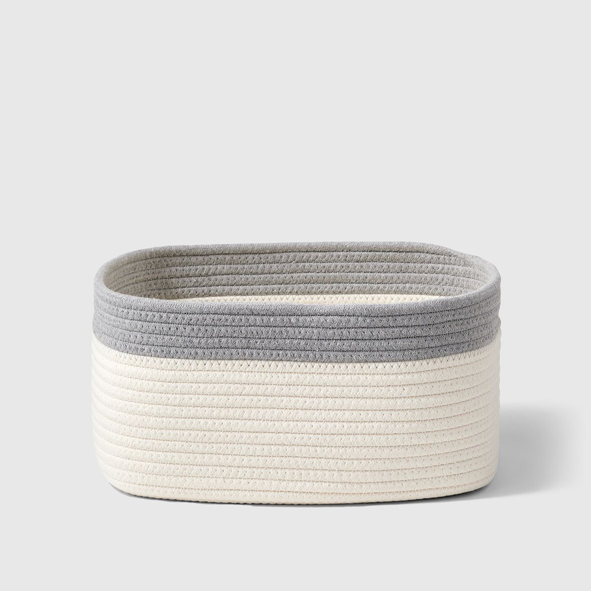 Marie Kondo Small Kawaii Cotton Rope Bin Cool Grey | The Container Store