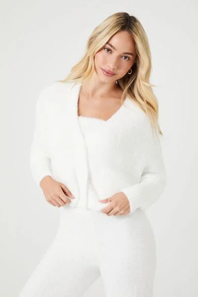 Fuzzy Cardigan Sweater | Forever 21 | Forever 21 (US)