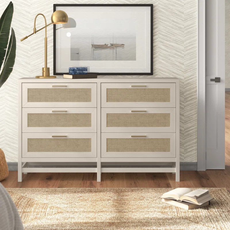 Stehouse 6 Drawer 59.4" W Double Dresser | Wayfair Professional