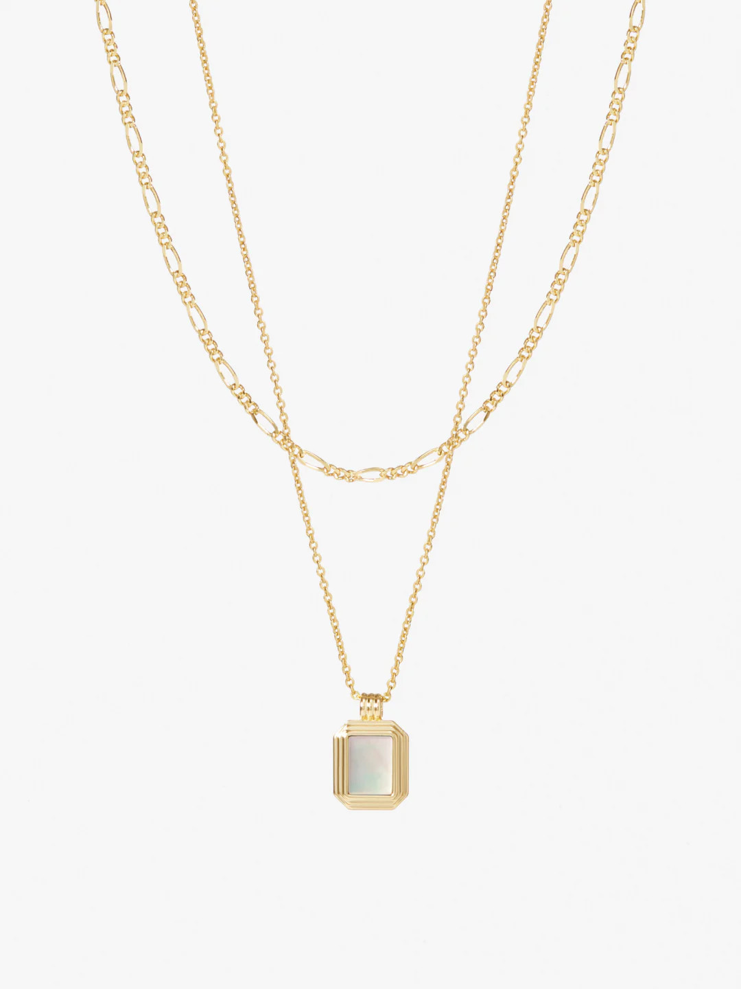 Layered Necklace Set - Temple Mother of Pearl | Ana Luisa