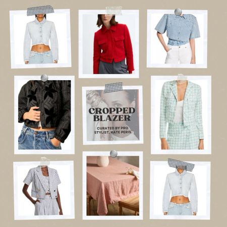 The CROPPED BLAZER // Spring Summer ‘24 Fashion Trends. #croppedblazers #oversizeblazer

#LTKover40 #LTKfindsunder100 #LTKstyletip