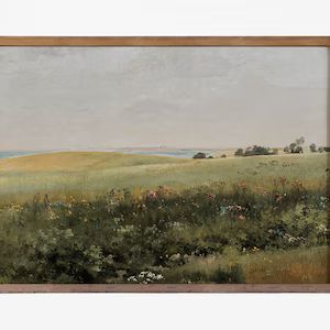 Spring Landscape Painting | Vintage Print | Farmhouse PRINTABLE #439 | Etsy (US)