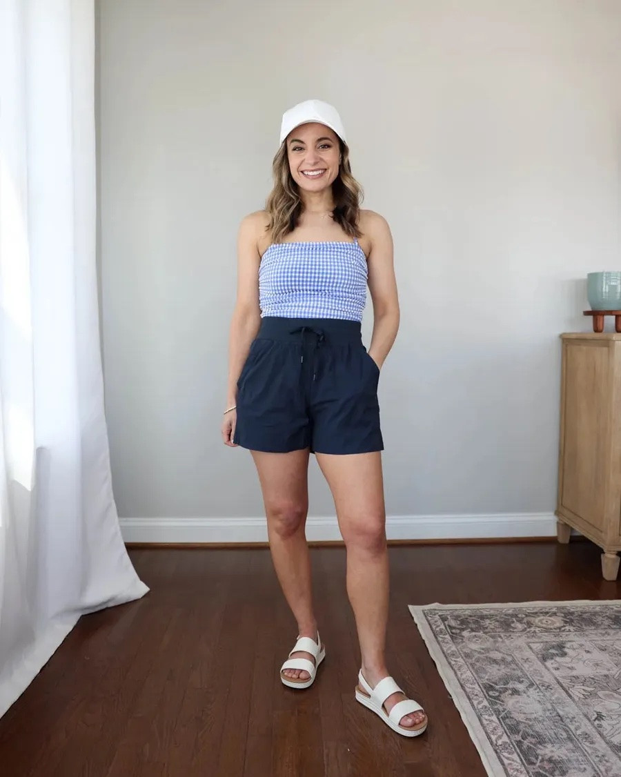 Amazon Prime Day petite-friendly fashion finds under $25!

Outfit 1:
Navy Shorts (Amazon): XS
Swimsuit (J.Crew Factory): XXS
Reef Water Vista sandals: true to size
White Hat (Athleta)

Outfit 2:
Active Dress/Romper (Amazon): xs in gray blue
Tank top (LOFT): petite xxs
Sandals (Target): true to size

Outfit 3:
Pleated skirt (Amazon): small in “dark gray”
Linen blazer in white (J.Crew Factory): petite 00
Black shell (J.Crew Factory): xxs
Shoes: tts

Outfit 4:
Boxer shorts (Amazon): xs - fit me well, in this print, I’ve noted some variation in fit with different prints)
White top (Quince): xs
Sandals: tts

My measurements for reference: I’m 4’10” and 105lbs. My bust, waist, and hip measurement is 32”, 24”, and 36”.

#LTKSaleAlert #LTKPetite #LTKSeasonal
