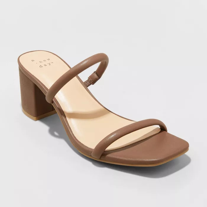Women's Cris Heels - A New Day™ Rosewood 5.5 | Target