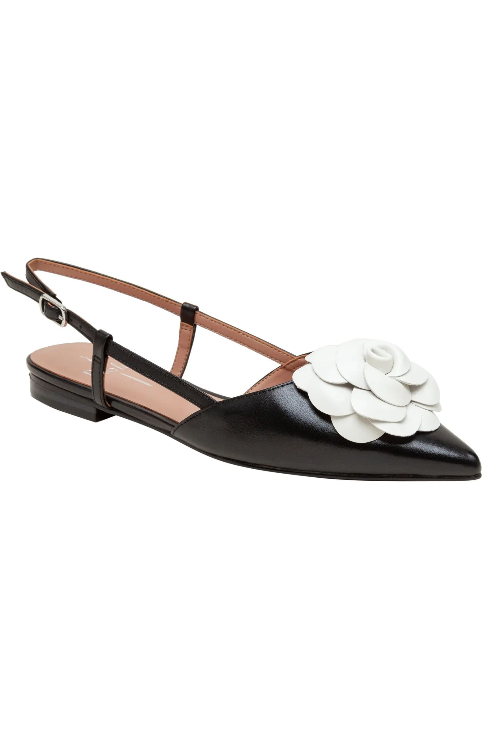 Cammy Slingback Pointed Toe Flat (Women) | Nordstrom