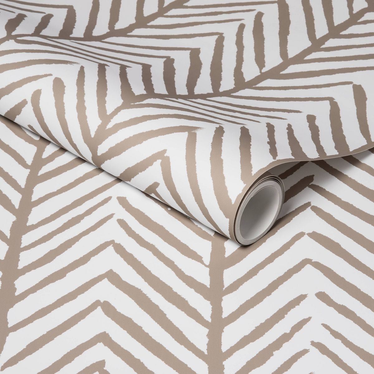 Herringbone Stripe Peel & Stick Wallpaper Tan - Threshold™ | Target