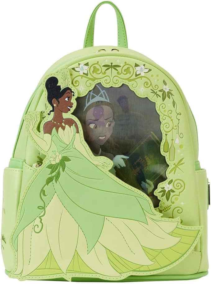 Loungefly Disney Princess and the Frog Tiana Lenticular Mini Backpack Standard | Amazon (US)