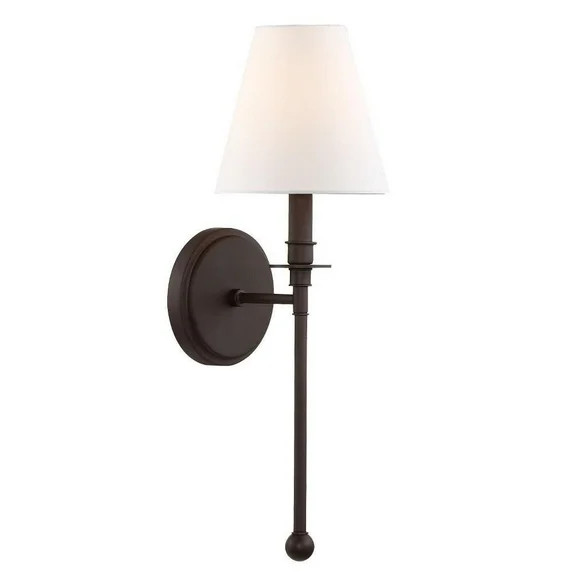 1 Light Wall Mount-14.5 inches Tall and 6 inches Wide-Bronze Finish Bailey Street Home 776-Bel-46... | Walmart (US)
