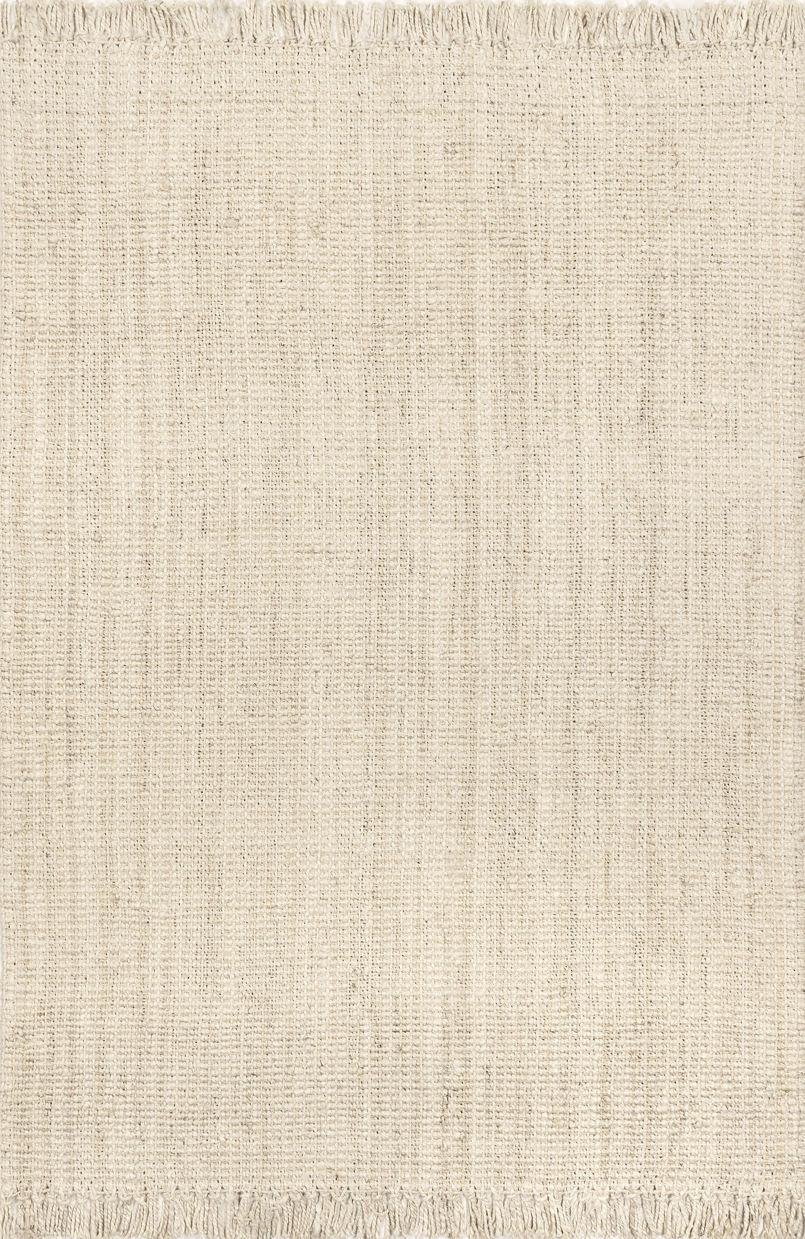 Off White Chunky Jute Tasseled 11' 6" x 14' 6" | Organic Materials rug | Rugs USA