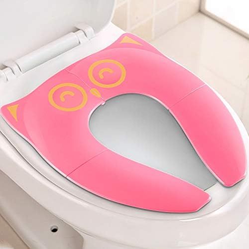 Gimars Non Slip No Falling Travel Folding Portable Potty Training Seat Fits Most Toilets, 6 Large No | Amazon (US)