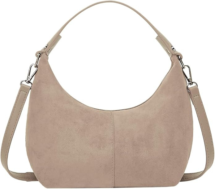 Slouchy Suede Shoulder Bags For Women Retro Crossbody Bag Tote Bag Satchel Bag Winter Work Purses... | Amazon (US)
