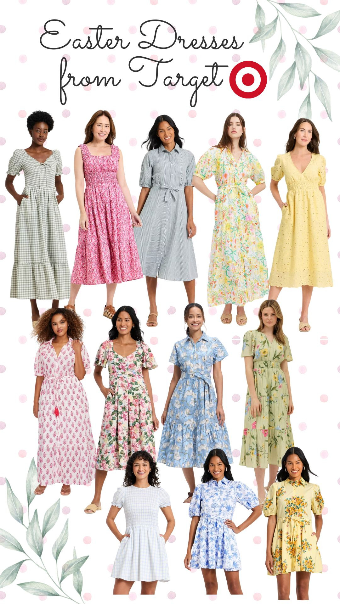 Easter dresses from Target! They're all so cute and affordable, and some are on sale. @target 

 #LTKgrwm #LTKSaleAlert
