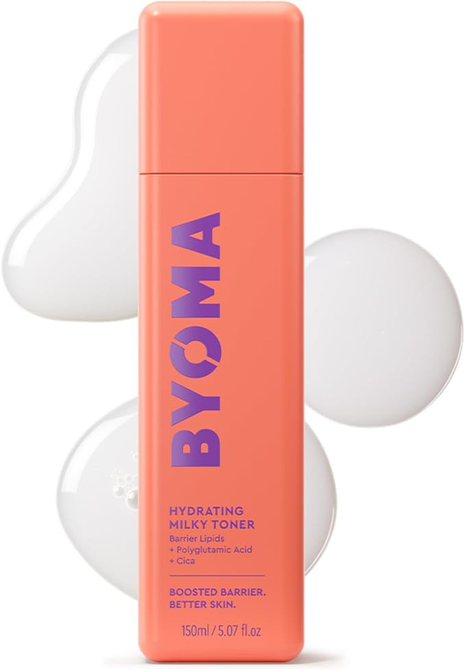 BYOMA Hydrating Milky Toner (150ml) for Dry Skin, Ultra Hydrating Toner for Face - Soothes Skin, ... | Amazon (UK)
