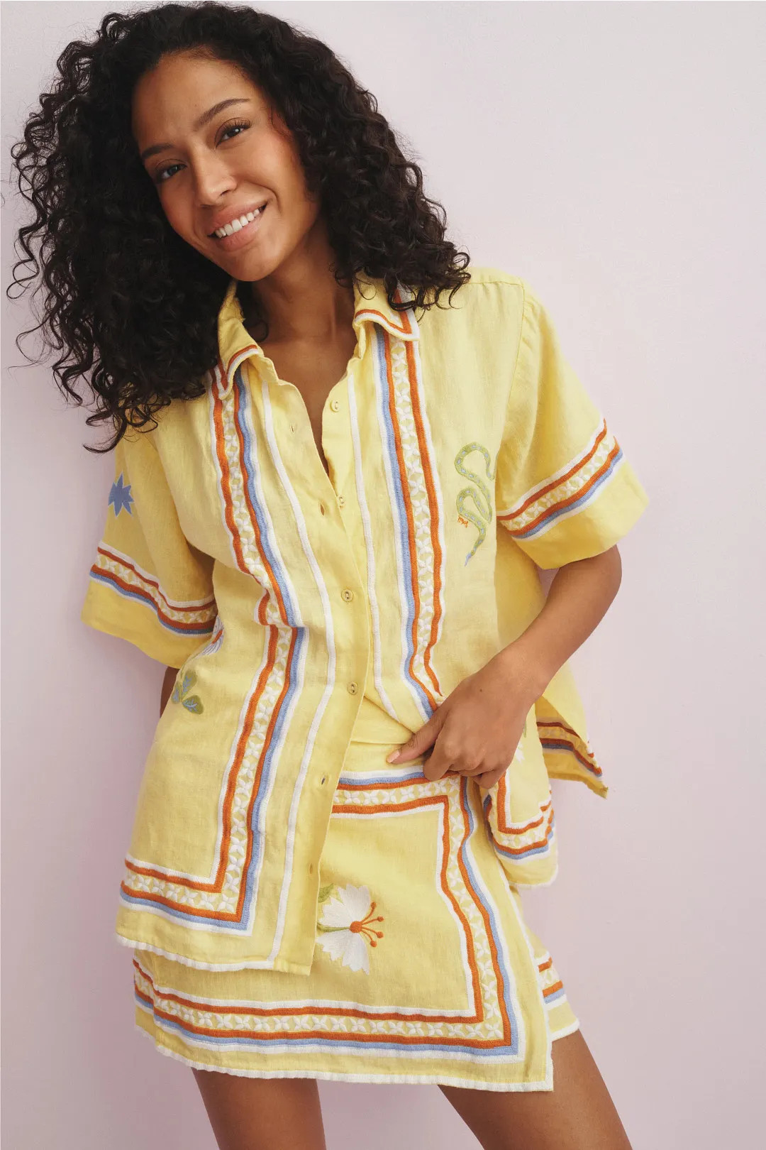 Yellow Darcy Shirt | Rent the Runway