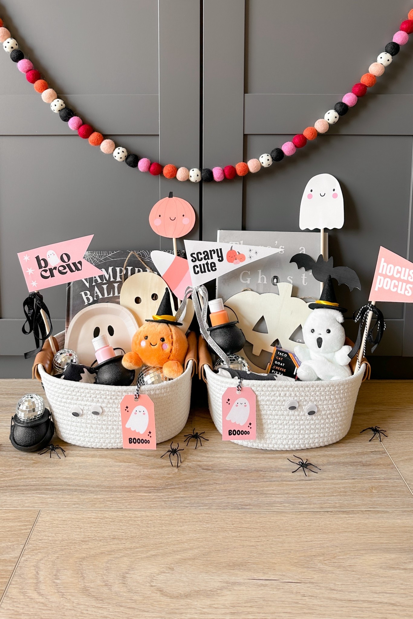 Boo basket ideas for kids 2025 👻 

➡️ Free printable halloween gift tags on my blog: caitlinmariedesign.com/free-printable-halloween-gift-tags/

#LTKSeasonal #LTKKids #LTKParties