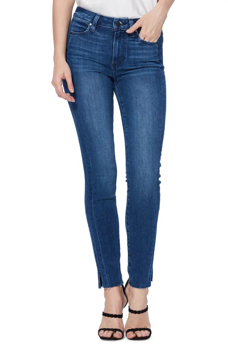 Hoxton High Waist Side Slit Ankle Skinny Jeans | Nordstrom