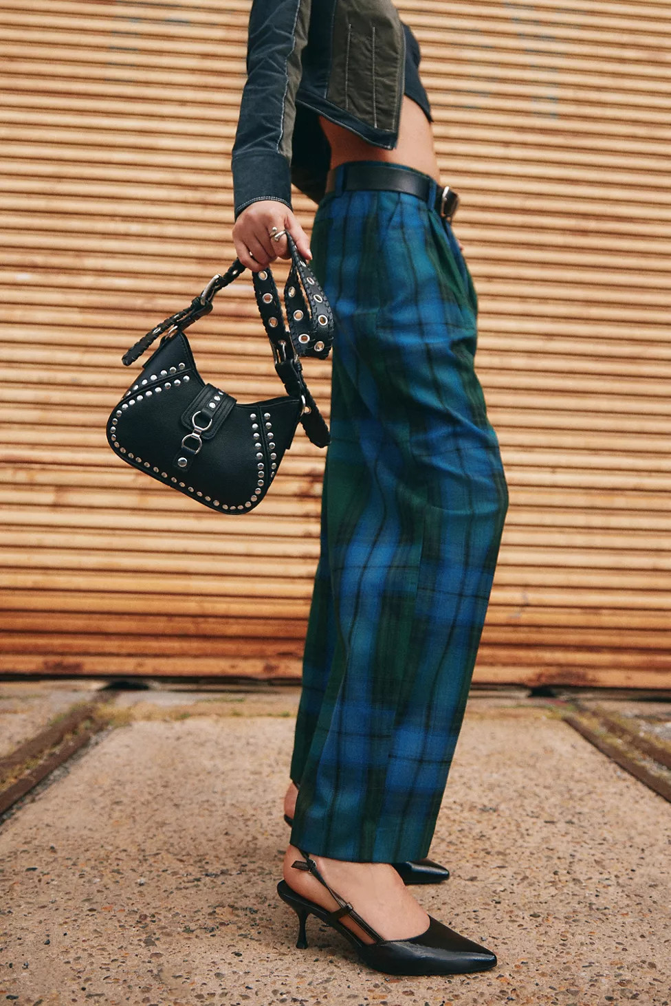 Devon Studded Shoulder Bag | Urban Outfitters (US and RoW)