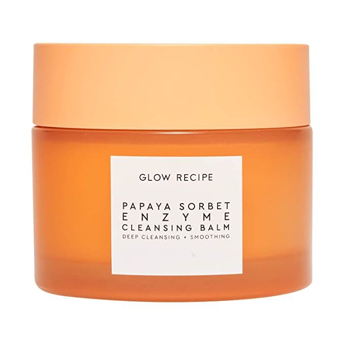 Glow Recipe Papaya Sorbet Enzyme Cleansing Balm - Facial Exfoliator + Smoothing Makeup Remover - ... | Amazon (US)