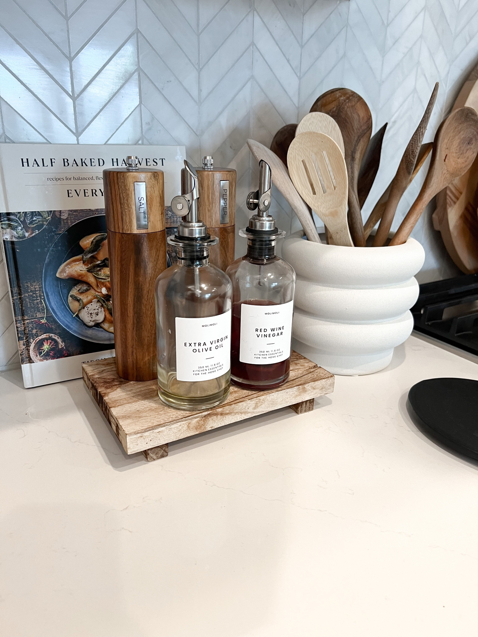 Amazon kitchen. Utensil holder.  Salt and pepper holder. Amazon home. Walmart home. Oil and vinegar  

#LTKhome #LTKstyletip #LTKsalealert