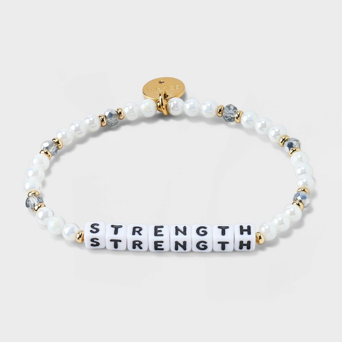 Little Words Project Strength Beaded Bracelet - White | Target